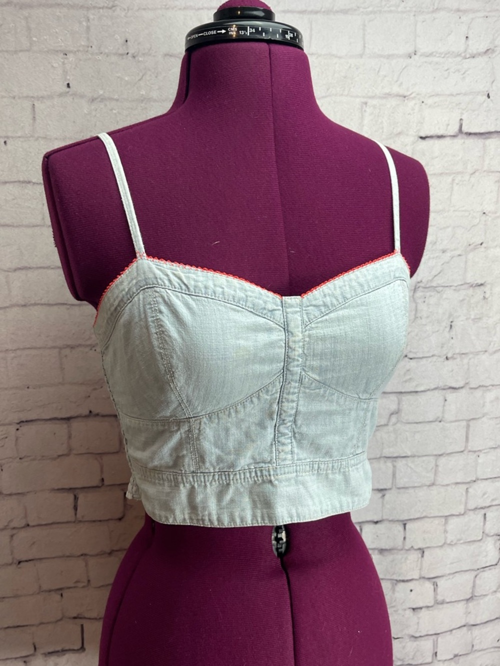 American Eagle outfitters size small chambray tank top - Picture 1 of 6